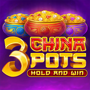 3 china pots